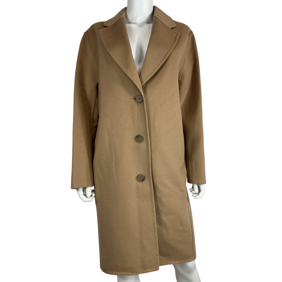 Wilfred Jackets & Blazers - Wilfred Classic Tan Wool Cashmere Coat Size S